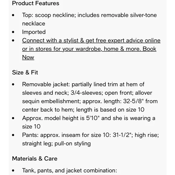 Dress with elegance with this women's three-piece set from R&M Richards. - Picture 10 of 10